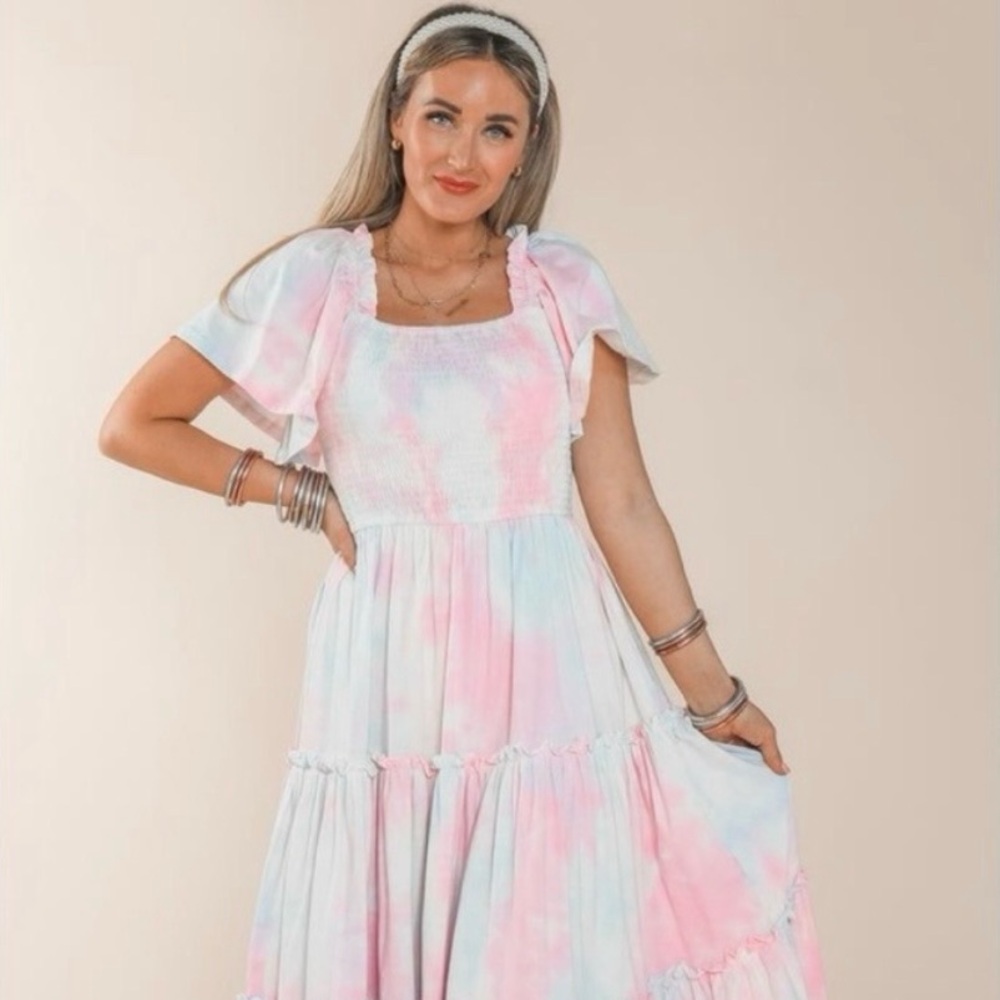 Ivy city co Cotton Candy Dress extra small